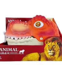 Jungle Animal Set With Dinosaur Head
