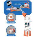 Galactic Fusion Explorer: Assembly Projection Rocket Adventure Toy