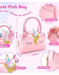 Makeup Washable Handbag For Girls - 27 Pcs
