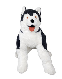 Husky Puppy Cute Plush Toy White 62x27Cm Premium Pre-loved
