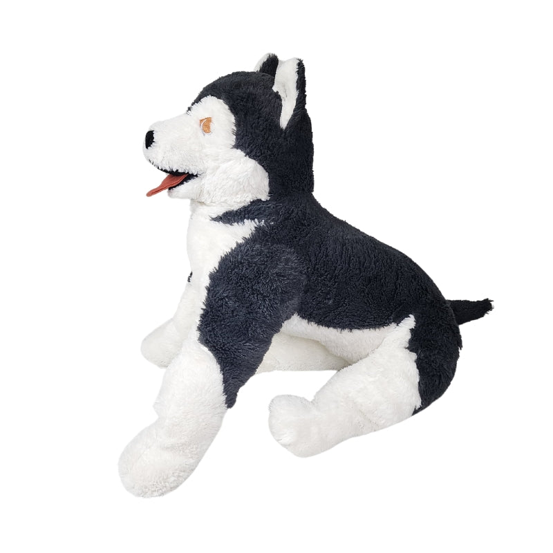 Husky Puppy Cute Plush Toy White 62x27Cm Premium Pre-loved