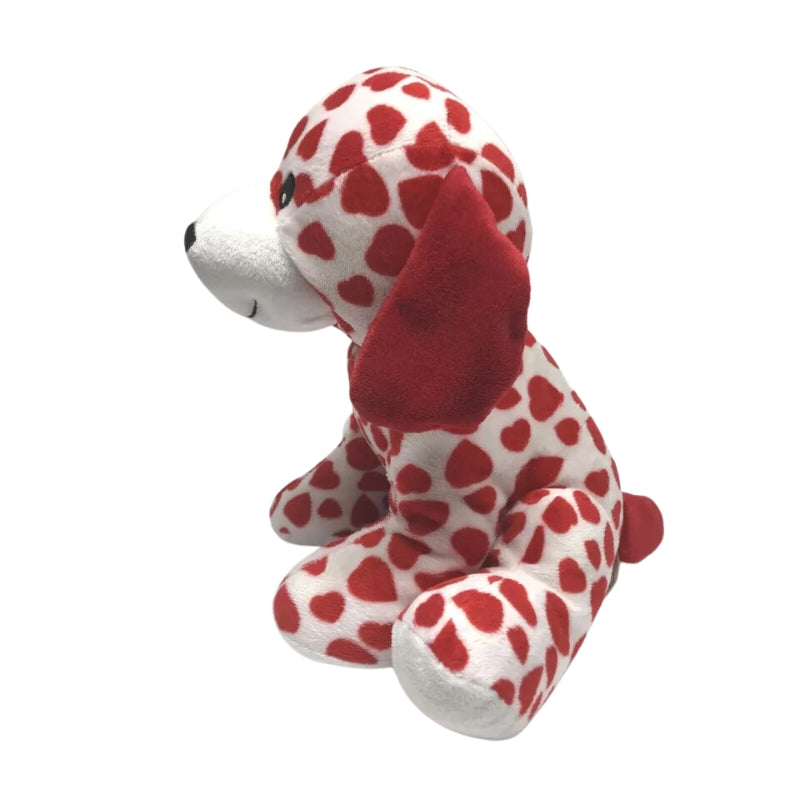 Red Hearts Puppy Dog Stuff Toy 56x22Cm Premium Pre-Loved