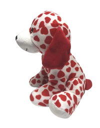 Red Hearts Puppy Dog Stuff Toy 56x22Cm Premium Pre-Loved
