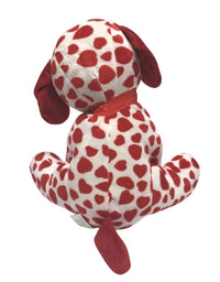 Red Hearts Puppy Dog Stuff Toy 56x22Cm Premium Pre-Loved
