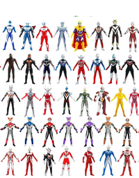 Pack of 5 13CM Ultraman Soft Plaastic Toys - Superman, Monster, Tyro, Blujet, De Cerro, Bella, Rob, Oub, Aix - Boys' Toys - Kids' Ultraman Set
