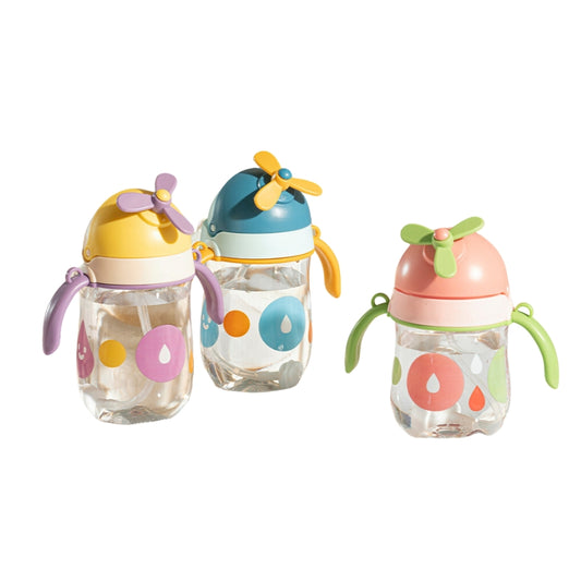 Fan Design Water Bottle For Kids