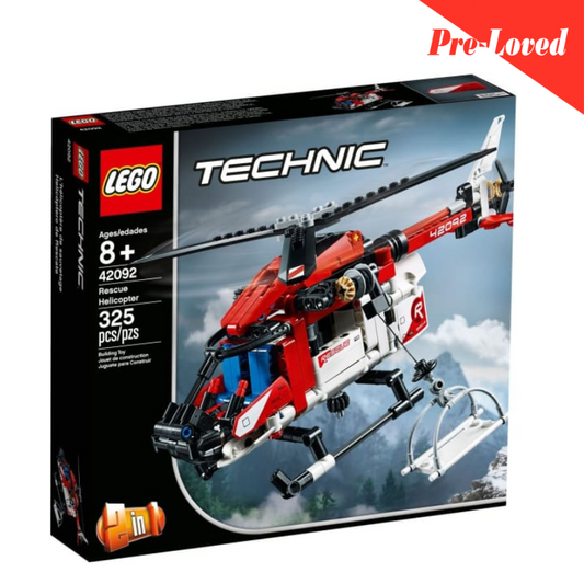 LEGO Technic Rescue Helicopter 42092 Building Kit (325 Pieces) Orignal LEGO Pre-loved