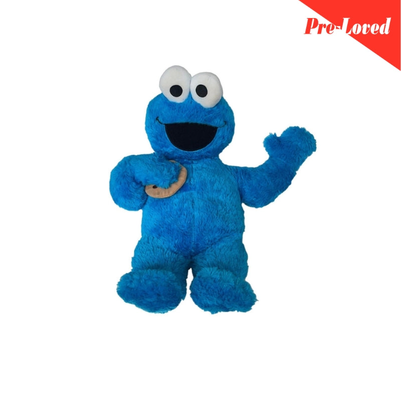 Sesame Street Cookie Monster Plush Large Stuffed Toy 73x32Cm Premium Pre-loved