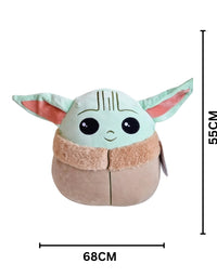 Squishmallows Star Wars Baby Yoda Plush Toy 55x68Cm Premium Pre-loved
