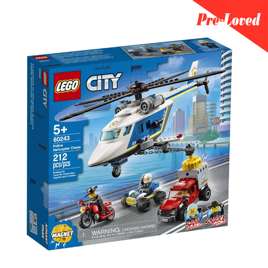 LEGO City Police Helicopter Chase 60243 Police Playset Building Sets for Kids