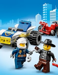 LEGO City Police Helicopter Chase 60243 Police Playset Building Sets for Kids
