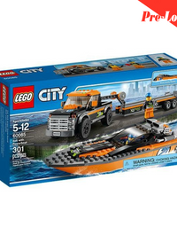 LEGO City 4×4 With Power Boat 60085 Orignal LEGO Pre-loved
