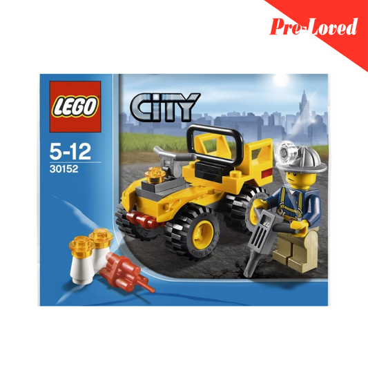 LEGO City Mining Quad 30152 Orignal LEGO Pre-loved