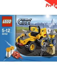 LEGO City Mining Quad 30152 Orignal LEGO Pre-loved
