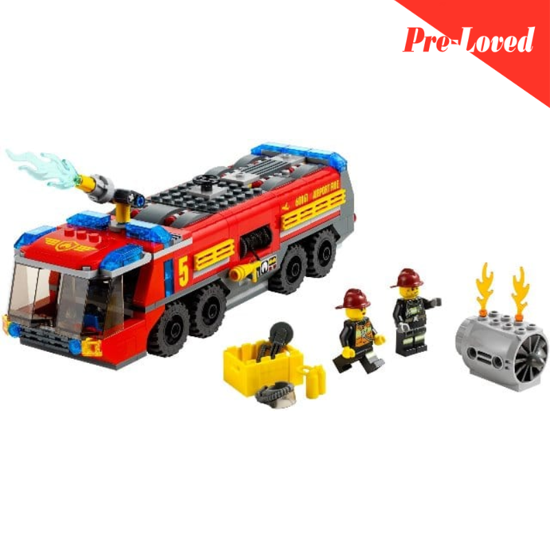 LEGO City Great Vehicles 60061 Airport Fire Truck Orignal LEGO Pre-loved