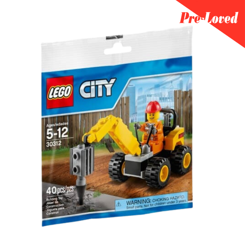 LEGO City Small Digger 30312 Orignal LEGO Pre-loved