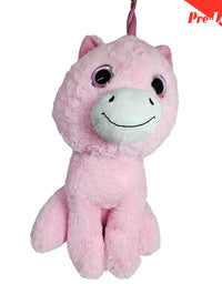 Pink Unicorn Giant Glitter Eyes Stuff Toy Premium Pre-loved
