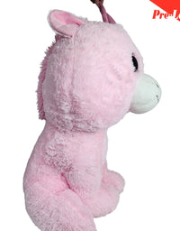 Pink Unicorn Giant Glitter Eyes Stuff Toy Premium Pre-loved
