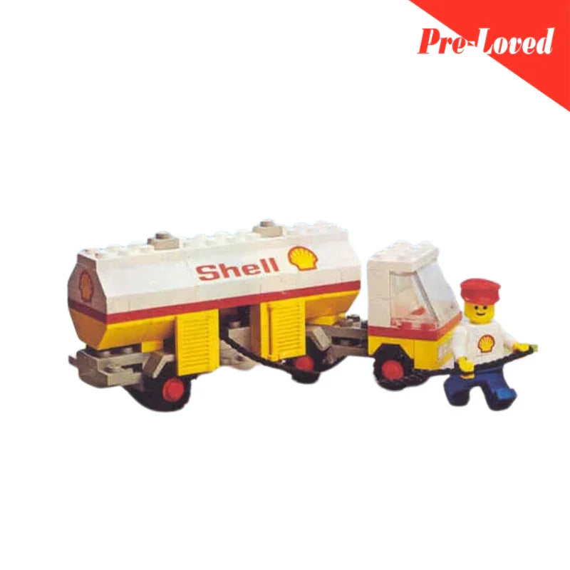 LEGO Gas station Shell Fuel pump tanker 671 Orignal LEGO Pre-loved ...