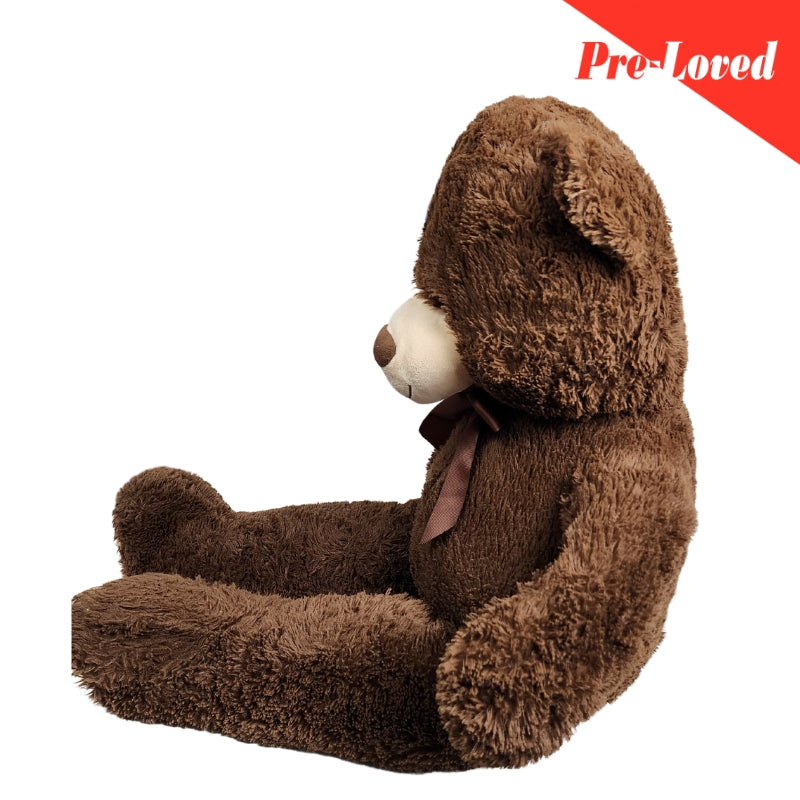 Big Teddy Bear Cute Giant Stuffed Animals Soft Plush Bear for Girlfriend Kids, Dark Brown 97x61 Premium Pre-loved