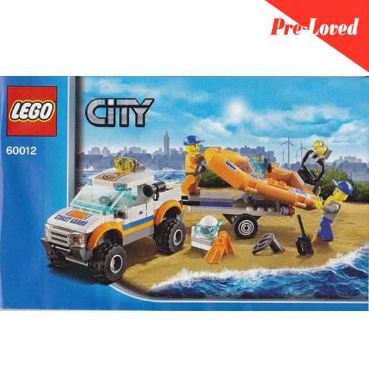 LEGO City 60012 4x4 and Diving Boat Orignal LEGO Pre-loved