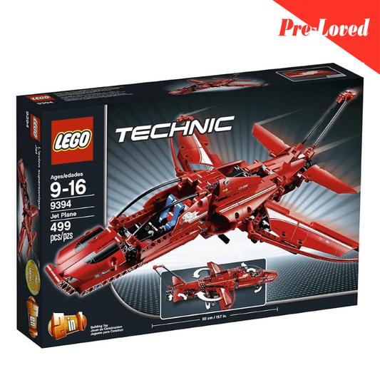 LEGO Technic 2 in 1 Jet Plane 9394 Orignal LEGO Pre-loved