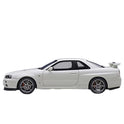 Nissan Skyline GT-R R34 V-Spec II 1:24 Scale Die-Cast Model – White Pearl Collectible Car