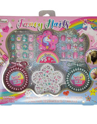 Hot Focus Fancy Nails Unicorn For Girls
