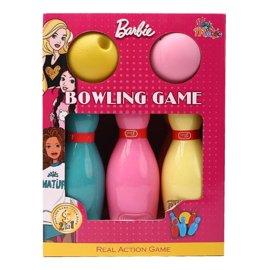 Kids Bowling Game Set – Includes Colorful Pins & 2 Balls for Indoor and Outdoor Fun Assorted colors