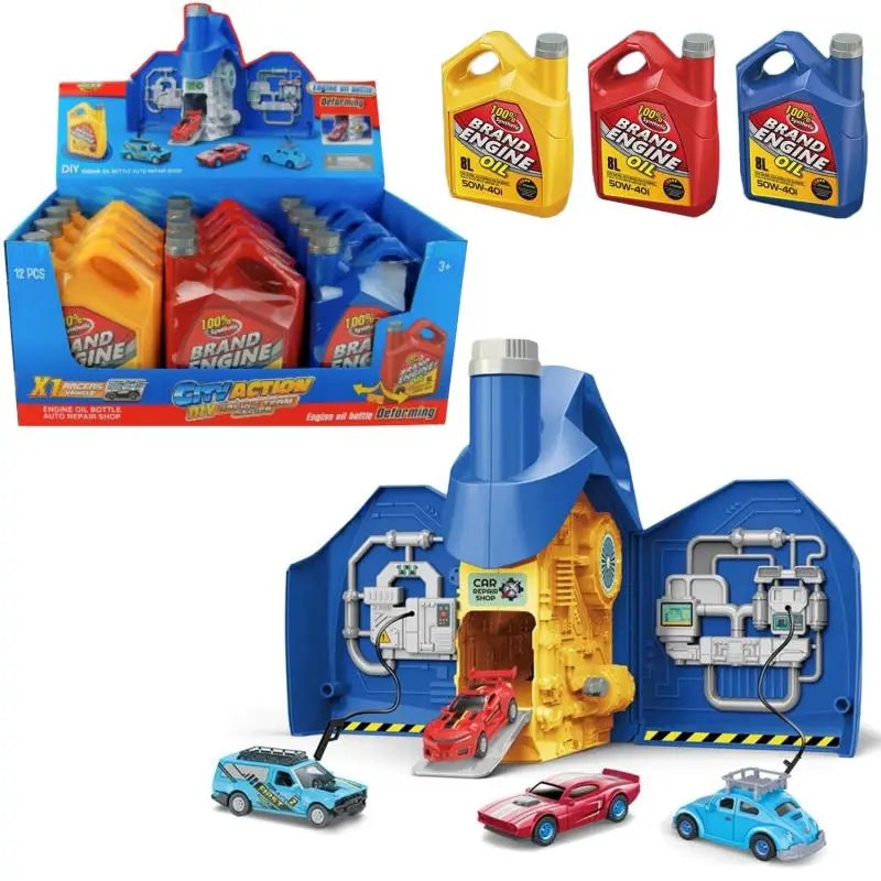 Car Parking in Oil Can Design Toy For Kids