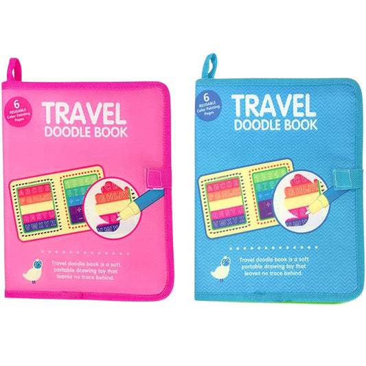 Magic Water Coloring Book – Reusable Mess-Free Drawing Fun for Kids