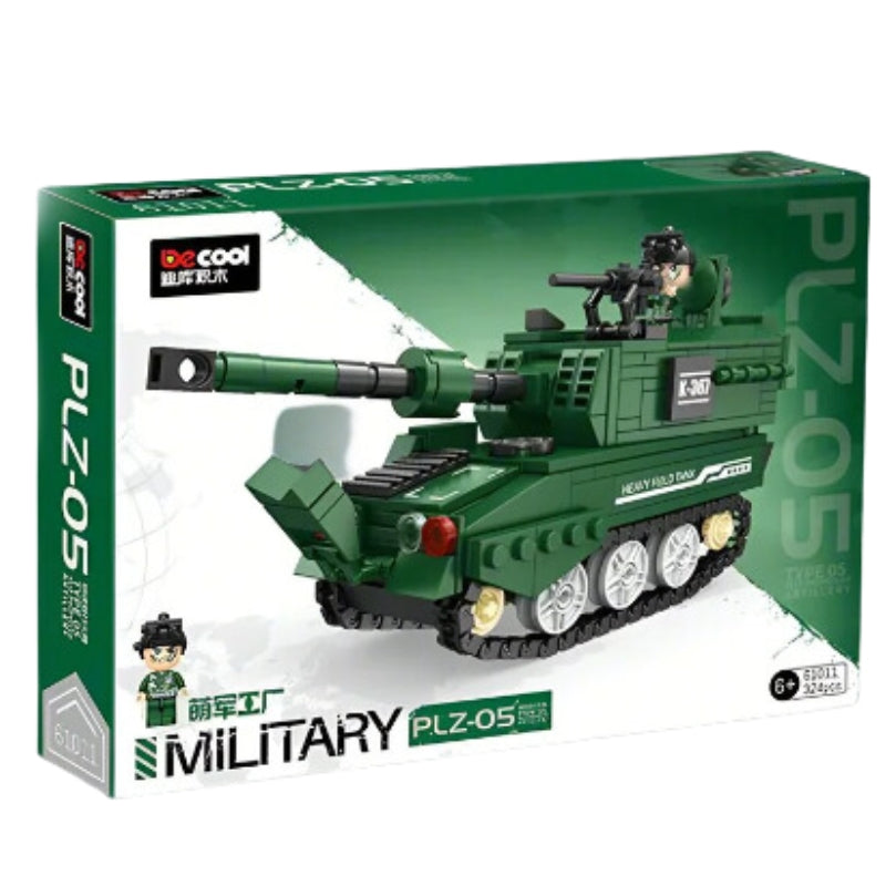 Decool Military Tank Building Blocks Set Toy For Kids - 324 Pcs (61011)