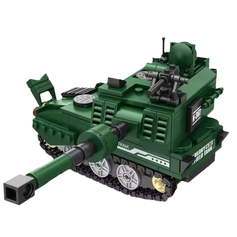 Decool Military Tank Building Blocks Set Toy For Kids - 324 Pcs (61011)