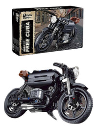 Brick Cool Realistic Free Cuba Bike Model Toy For Kids - 395 Pcs
