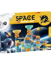 Space Diy Marble Run Game For Kids
