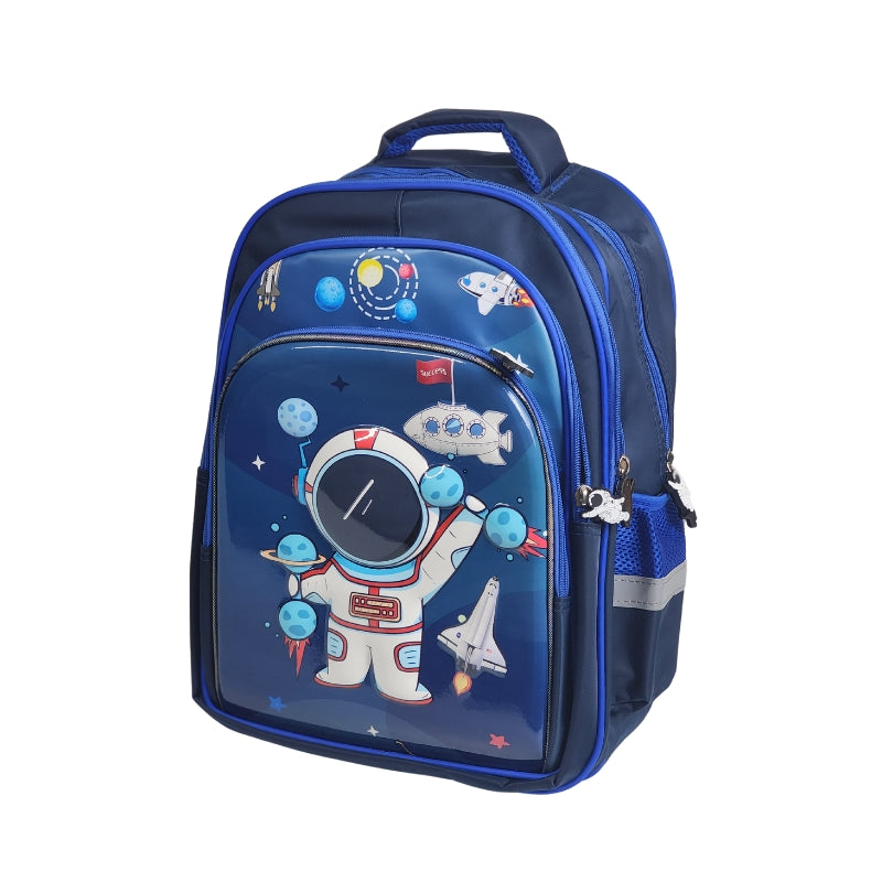 3D Space School Bag Waterproof Lightweight Backpack 16 Inch (GB-2021)