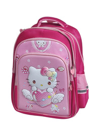 3D Hello Kitty 16 Inch School Bag & Pink Transparent Water Bottle (GB-2021) (Deal)
