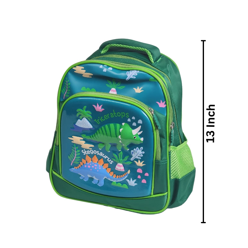 3D Dino Magic School Bag Waterproof Lightweight Backpack 13 Inch (GB-2020)