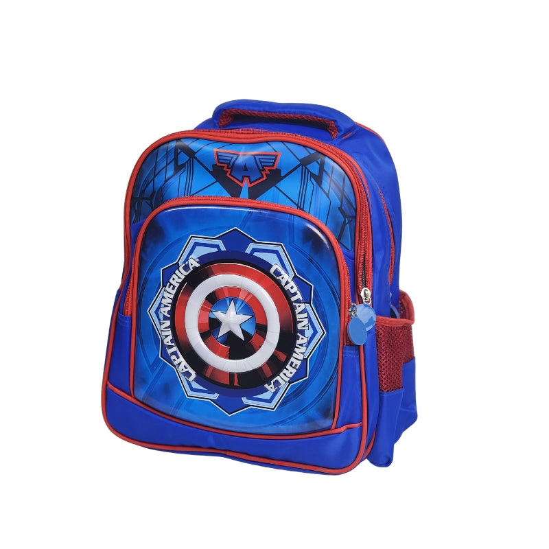 3D Captain America School Bag Waterproof Lightweight Backpack 13 Inch (GB-2020) (Deal)