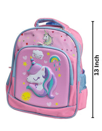 3D Unicorn Magic School Bag Waterproof Lightweight Backpack 13 Inch (GB-2020) (Deal)
