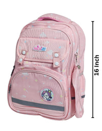 Jincaizi Brand Premium Quality Unicorn School Bag Pink 16 Inch (GB-8902) (Deal)
