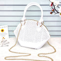 Trendy Textured Handbag with Chain Strap – Elegant & Stylish