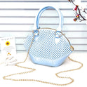 Trendy Textured Handbag with Chain Strap – Elegant & Stylish