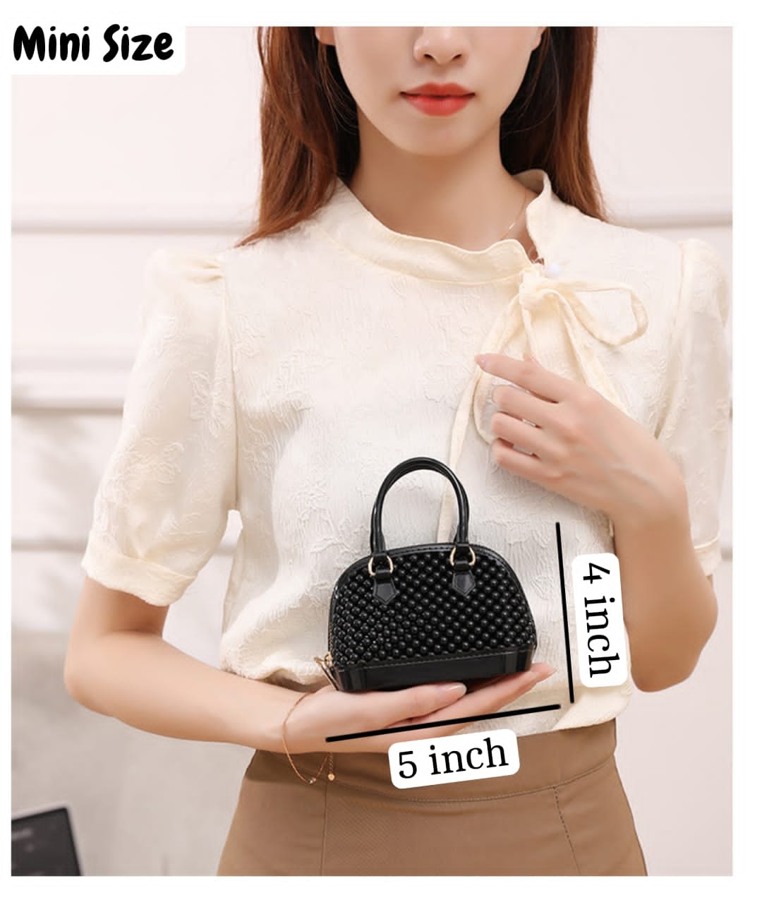 Elegant Mini Handbag for Girls with Chain Strap – Stylish & Trendy