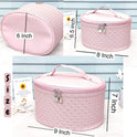 Elegant Travel-Friendly Cosmetic Organizer Bag