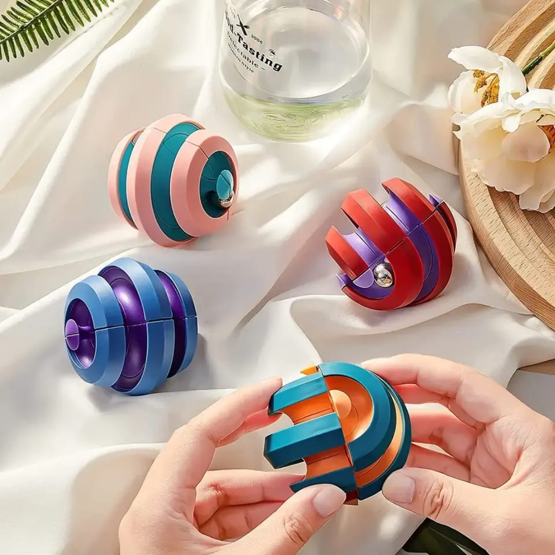 Orbit Ball Fidget Cube – Ultimate Stress Relief & Fun Spinner Toy