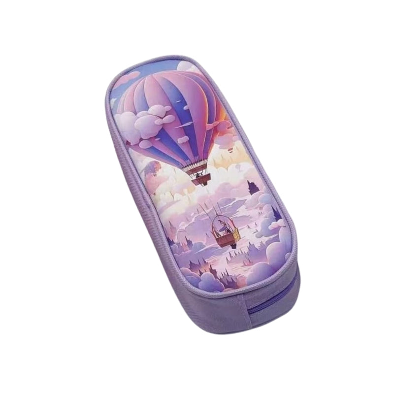 Air Balloon Pencil Box For Girls