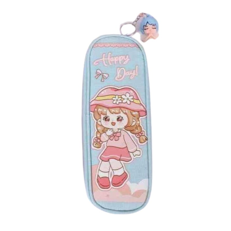 Happy Day Doll Pencil Case For Girls