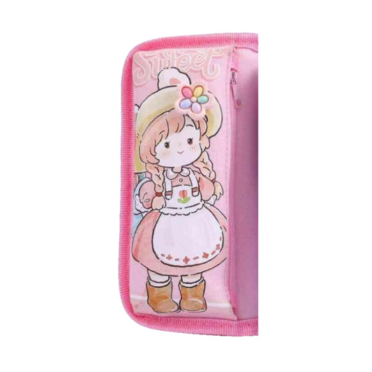 Sweet Doll Pencil Box For Girls