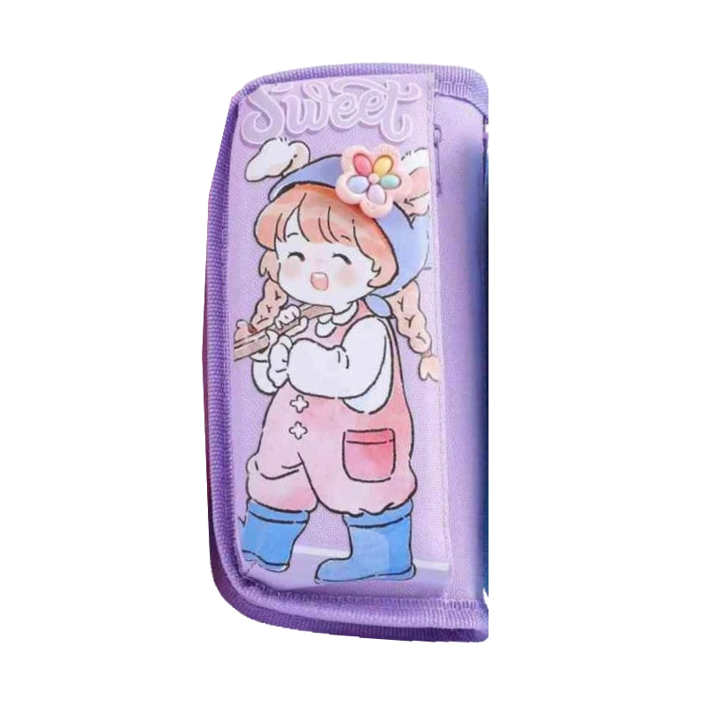 Sweet Doll Pencil Box For Girls